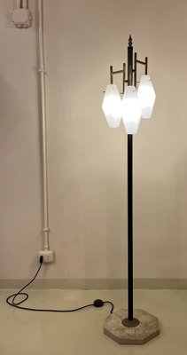 Italian Geometric Floor Lamp in the style of Arredoluce, 1950s-WW-1811665