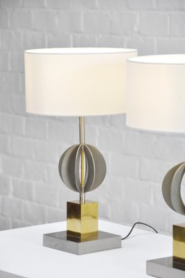 Italian Geometric Table Lamps, 1970s, Set of 2-WUY-1233606