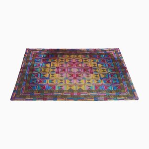 Italian Geometric Woolen Rug by Missoni for T&J Vestor, 1980s-QGR-2040388