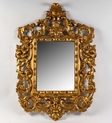 Italian Gilded Carved Wood Mirror-WFS-1351540