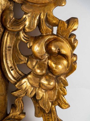 Italian Gilded Carved Wood Mirror-WFS-1351540