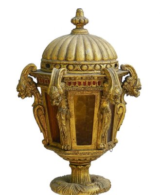 Italian Giltwood Floor Lamp, 19th Century-ARU-625969