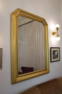 Italian Giltwood Mirror, 1940s-GXL-590532