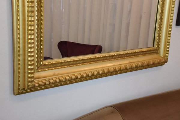 Italian Giltwood Mirror, 1940s-GXL-590532