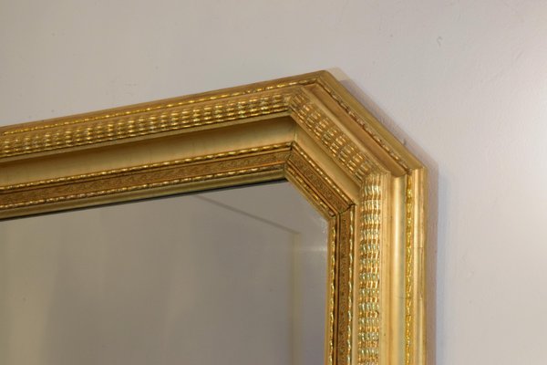 Italian Giltwood Mirror, 1940s-GXL-590532