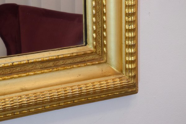 Italian Giltwood Mirror, 1940s-GXL-590532