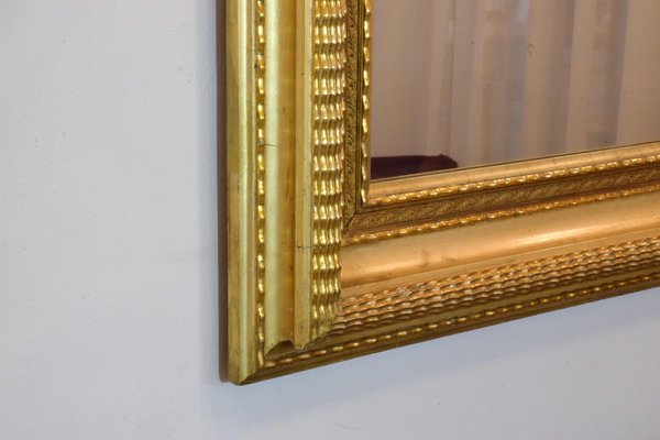 Italian Giltwood Mirror, 1940s-GXL-590532