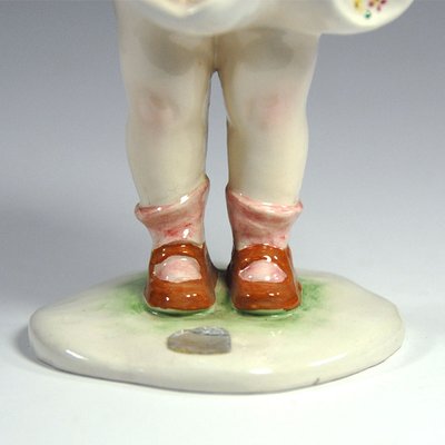 Italian Girl Figurine in the Style of Carlo Mollica, 1930s-GIW-1123333