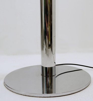 Italian Glass and Chrome Floor Lamp, 1970s-FGA-1001120