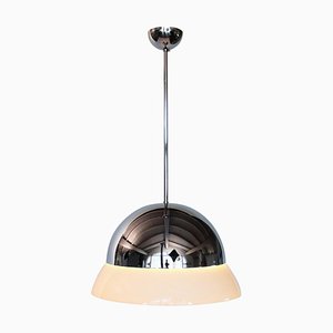 Italian Glass and Chrome Pendant Lamp by Vico Magistretti for Artemide-VNE-966052