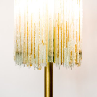 Italian Glass and Iron Floor Lamp, 1960s-NZV-1361929