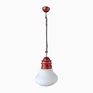 Italian Glass Bulb Pendant Lamp, 1960s-WK-715654