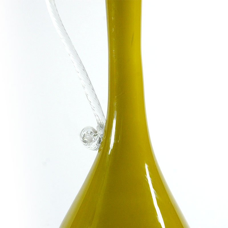 Italian Glass Carafe from Empoli, 1970s