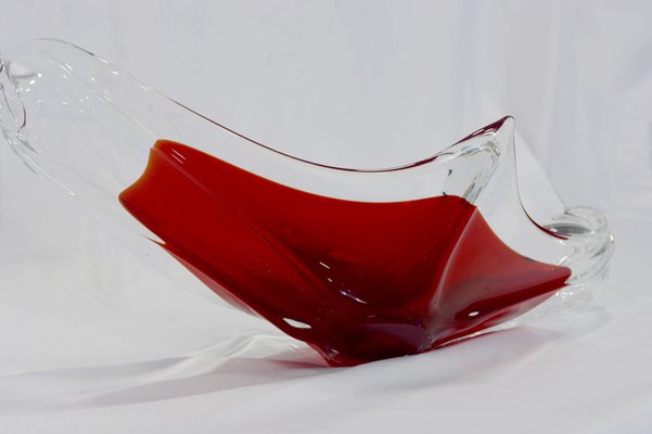 Italian Glass Centerpiece in the Style of Murano, 1970s-VHF-979255