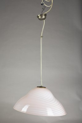 Italian Glass Chandelier in Striped Pink from DV Home Collection, 2000s-RAQ-861917