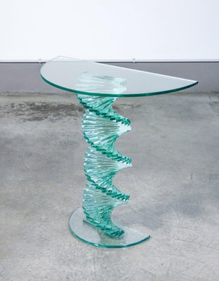 Italian Glass Console, 1970s-OJE-1754165