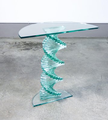 Italian Glass Console, 1970s-OJE-1754165