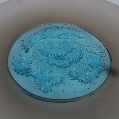 Italian Glass Decorative Plate by Tapio Wirkkala for Venini, 1990s-GG-568708