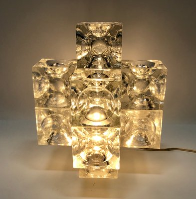 Italian Glass Desk Lamp by Albano Poli for Poliarte, 1970s-PHZ-782776