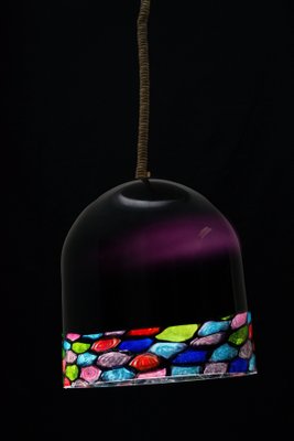 Italian Glass Dome Pendant from Leucos, 1960s-MBH-1032729