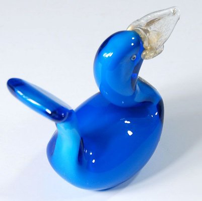 Italian Glass Duck from Mazzega, 1970s-GIW-742009