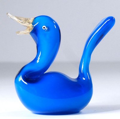 Italian Glass Duck from Mazzega, 1970s-GIW-742009