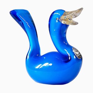 Italian Glass Duck from Mazzega, 1970s-GIW-742009