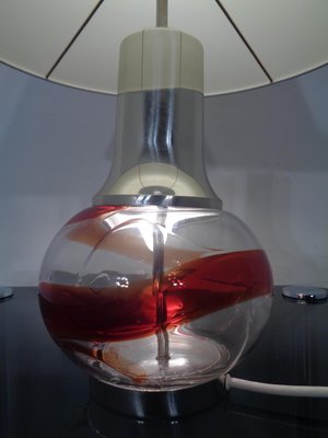 Italian Glass Floor Lamp, 1970s-RDW-726083