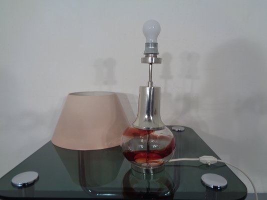 Italian Glass Floor Lamp, 1970s-RDW-726083