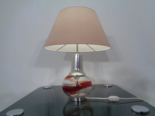 Italian Glass Floor Lamp, 1970s-RDW-726083