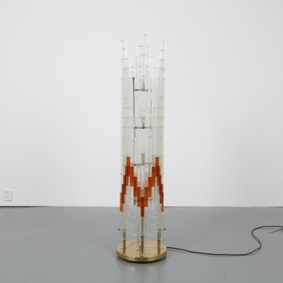 Italian Glass Floor Lamp from Poliarte, 1960s-GG-568534