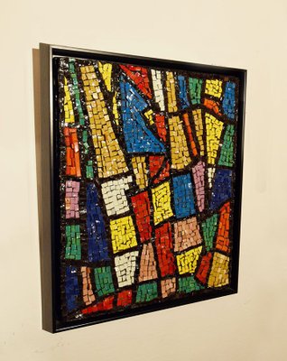 Italian Glass Mosaic Wall Panel, 1960s-HS-912431