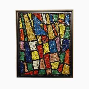 Italian Glass Mosaic Wall Panel, 1960s-HS-912431