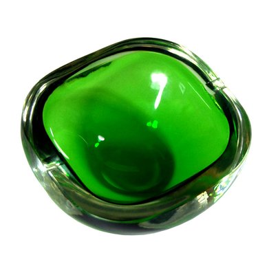 Italian Glass Murano Sommerso Ashtray, 1970s-GIW-1776670