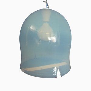 Italian Glass Pendant Lamp by Noti Massari for Leucos, 1960s-UG-1180906