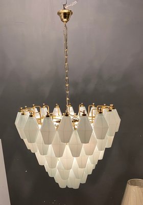 Italian Glass Polygon Chandelier, 1980s-JJC-1398459