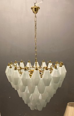 Italian Glass Polygon Chandelier, 1980s-JJC-1398459