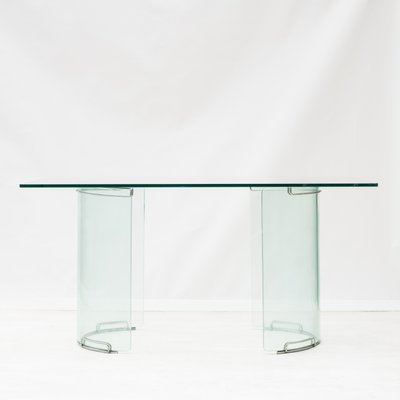 Italian Glass Table from Zanotta, 1970s-NZV-2027560