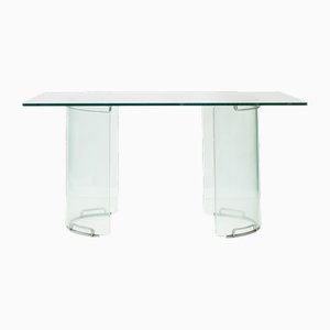 Italian Glass Table from Zanotta, 1970s-NZV-2027560