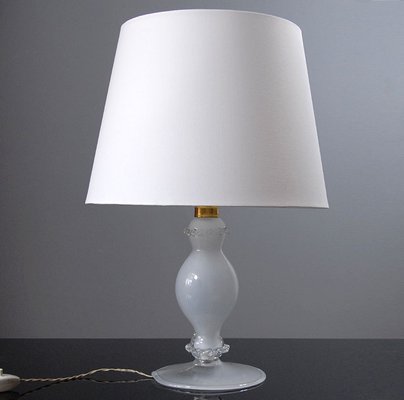 Italian Glass Table Lamp, 1950s-GIW-578192