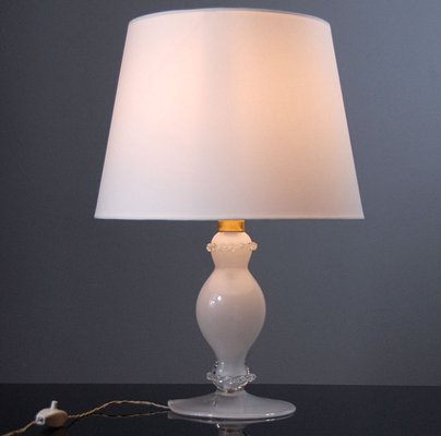 Italian Glass Table Lamp, 1950s-GIW-578192