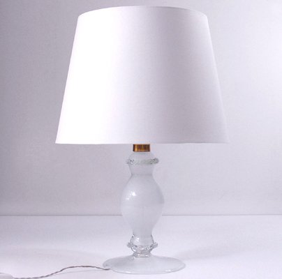 Italian Glass Table Lamp, 1950s-GIW-578192