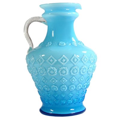 Italian Glass Vase from Empoli, 1950s-GIW-653815