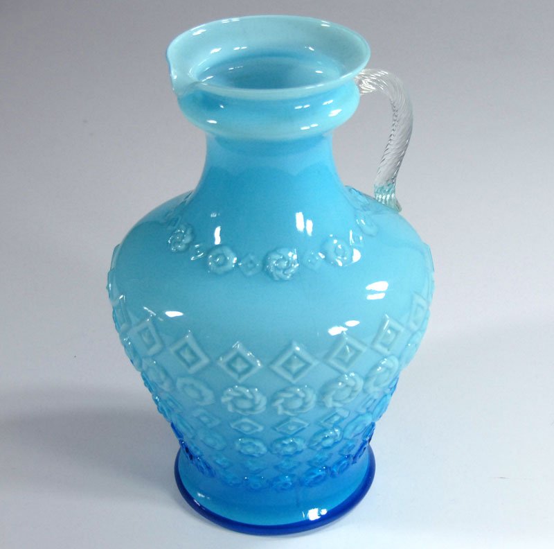 Italian Glass Vase from Empoli, 1950s