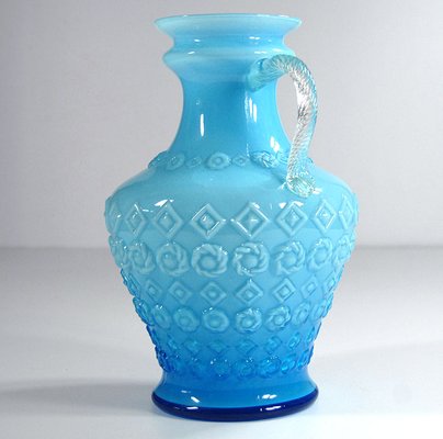 Italian Glass Vase from Empoli, 1950s-GIW-653815