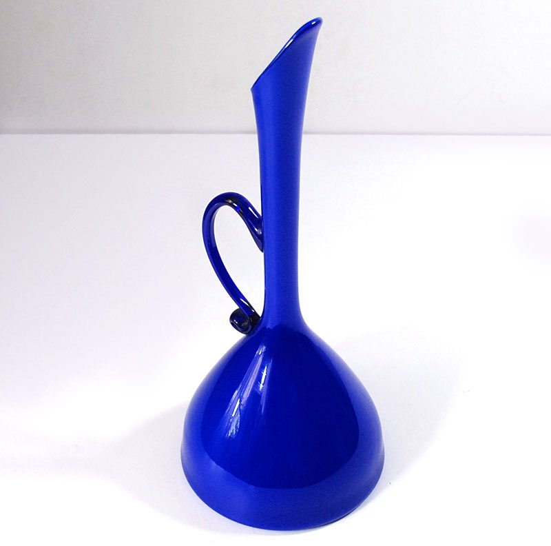 Italian Glass Vase from Empoli, 1950s