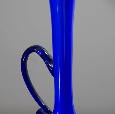 Italian Glass Vase from Empoli, 1950s-GIW-578190