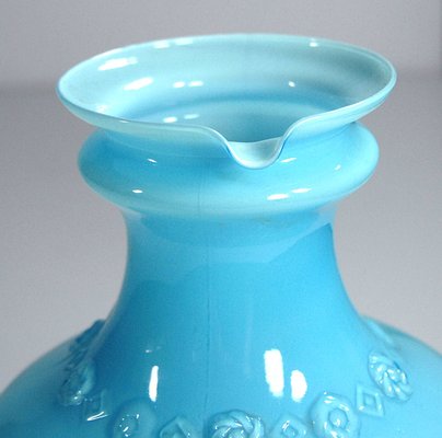 Italian Glass Vase from Empoli, 1950s-GIW-653815