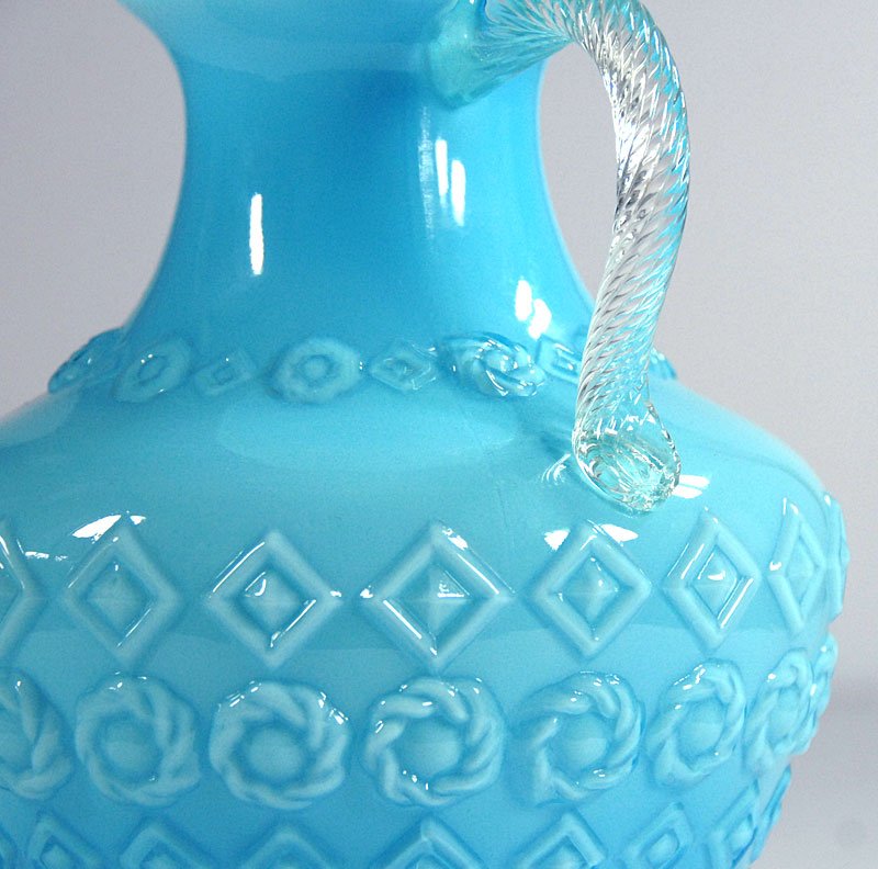 Italian Glass Vase from Empoli, 1950s