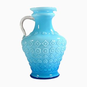 Italian Glass Vase from Empoli, 1950s-GIW-653815